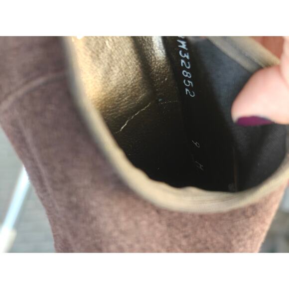 Brown Suede Stuart Weitzman ankle booties sz 9 fits 8.5 - Picture 8 of 8
